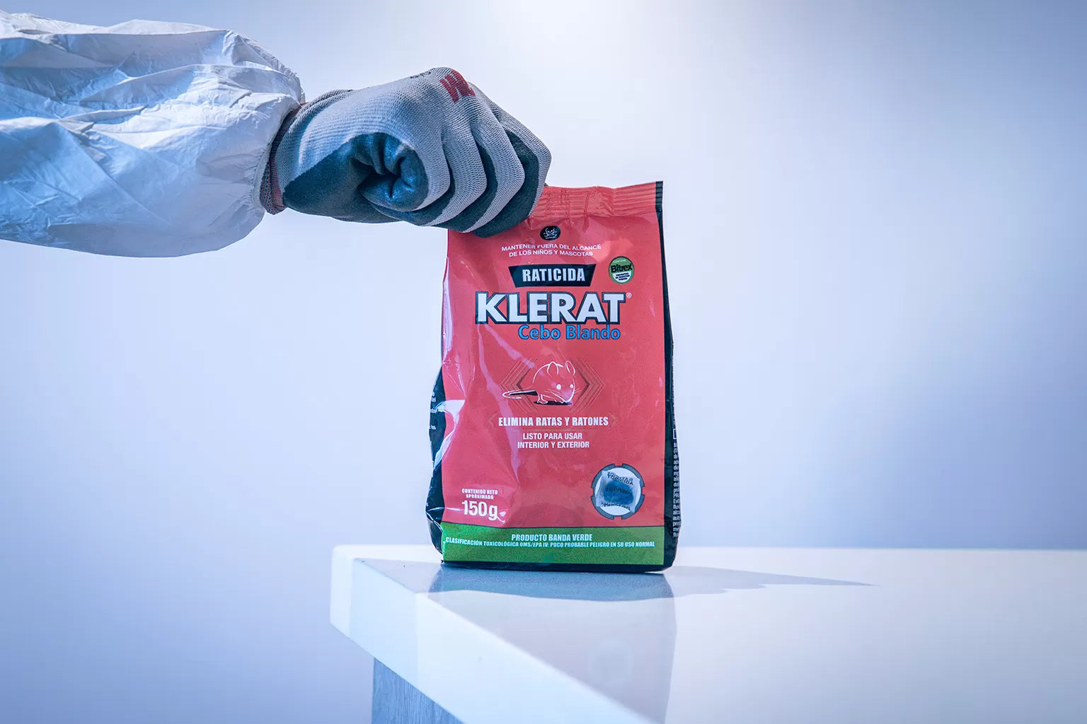 Control de Ratas Con Rodenticida Klerat Cebo Blando