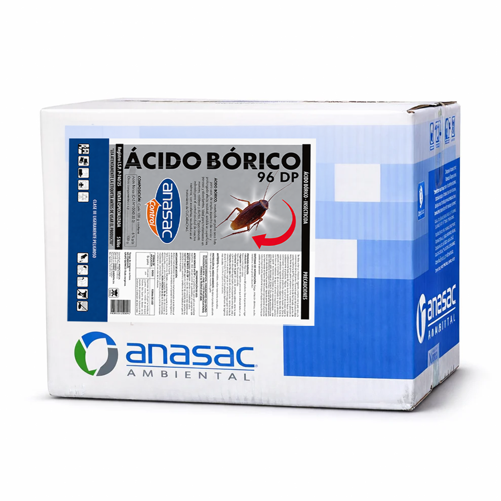 Cucarachicida en polvo Ácido Bórico 5 K.