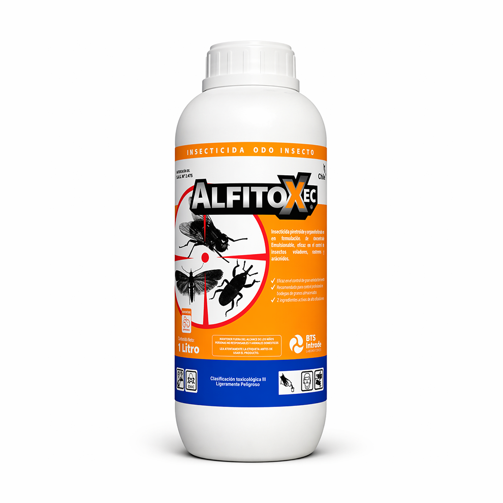 Insecticida líquido Alfitox EC 1 L.