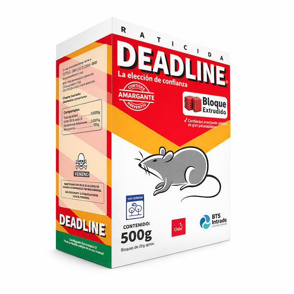Veneno ratones DeadLine bloque (extrusado) 500 G.