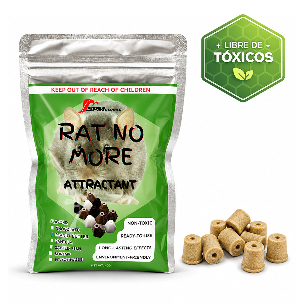 Cebos para ratones Rat No More mantequilla de maní 10 Uni.
