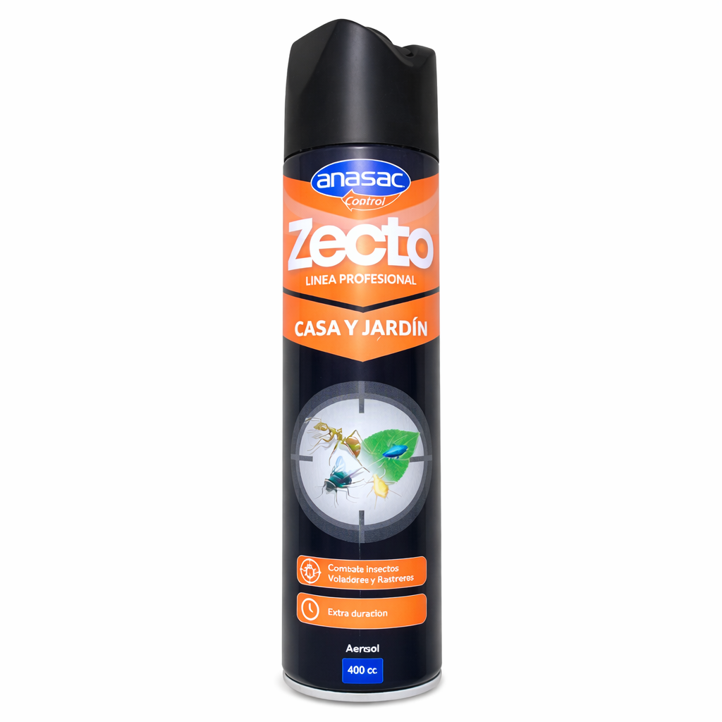 Insecticida Zecto Casa y Jardín aerosol 400 CC.