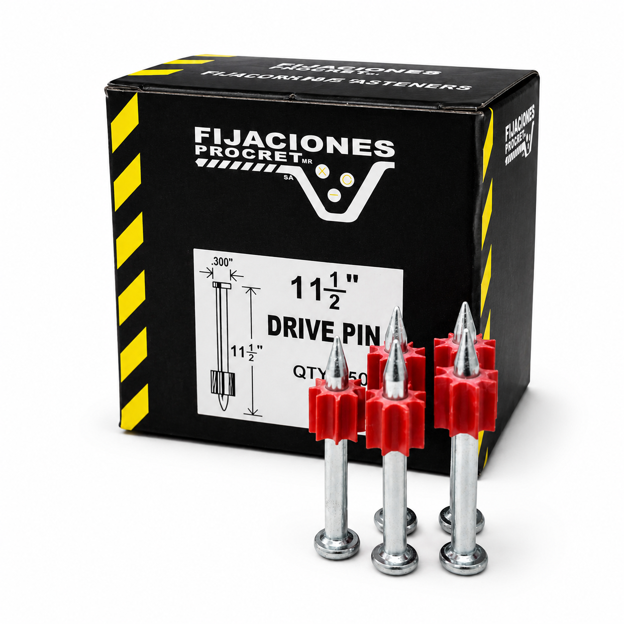 Clavos para concreto 1 1/2" 100 Uni.