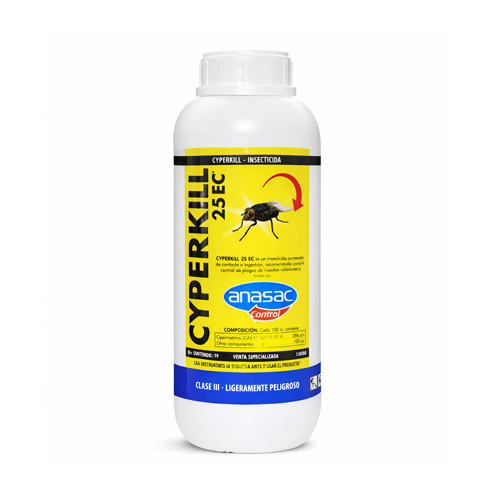 Insecticida líquido Cyperkill 25 EC