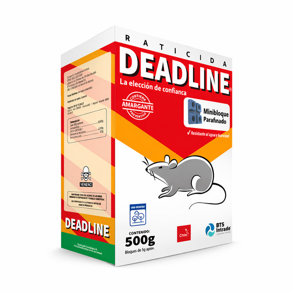 Veneno ratones DeadLine mini bloque 500 G.