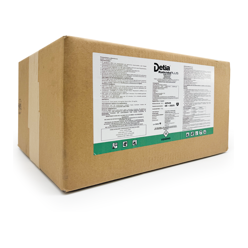 Veneno ratones Detia Plus cebo fresco 5K