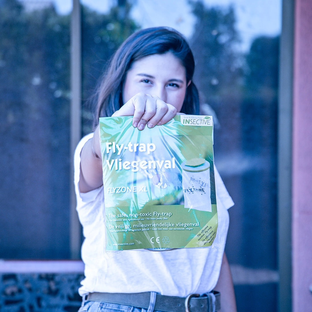 Trampa atrayente para moscas Flyzone XL