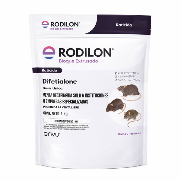Veneno ratones Rodilon bloque (extrusado) 1 K.