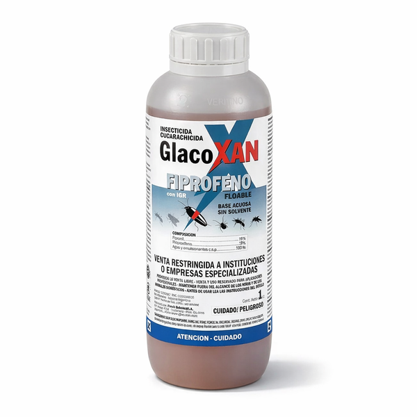 Insecticida líquido Glacoxan Fiprofeno 1 L.