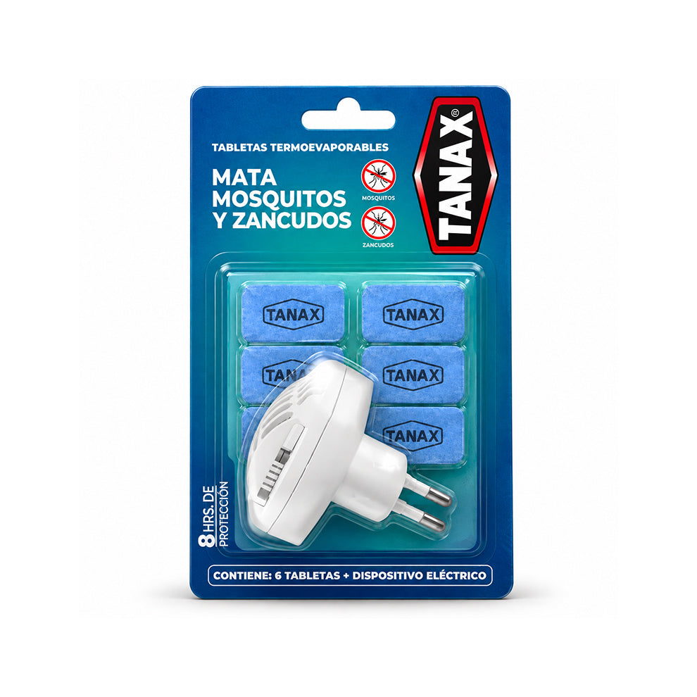 Insecticida eléctrico para moscas y zancudos + 6 tabletas