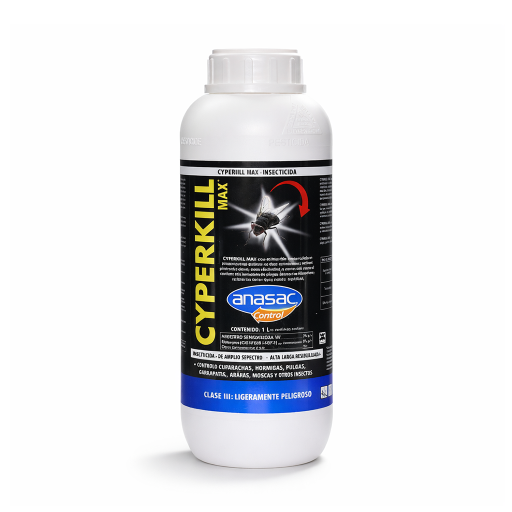 Insecticida líquido Cyperkill Max 1 L.