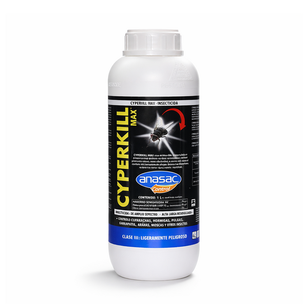 Insecticida líquido Cyperkill Max 1 L.