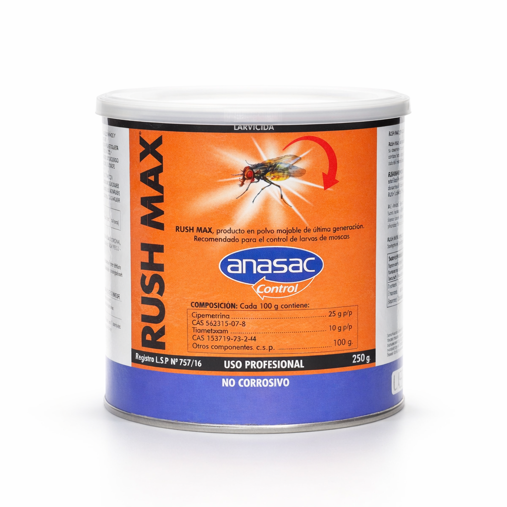 Larvicida en polvo Rush Max 250 G.