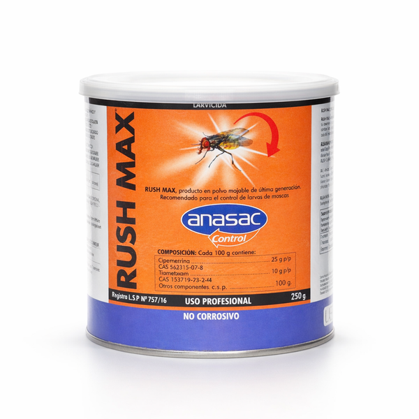 Larvicida en polvo Rush Max 250 G.