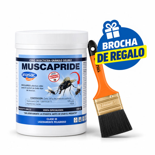 Insecticida cebo para mosca Muscapride 10 SG 250 G.