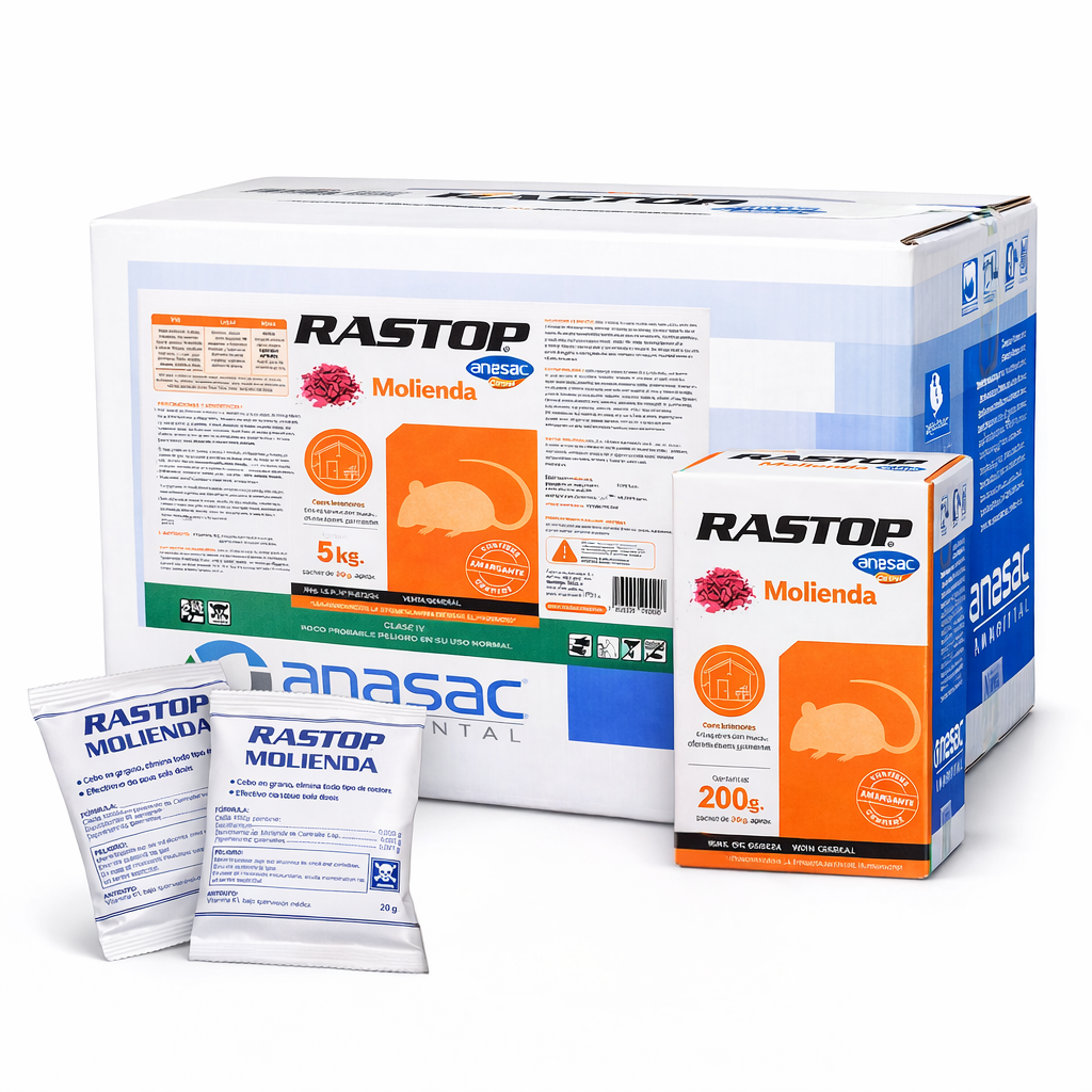 Veneno ratones Rastop molienda toffee