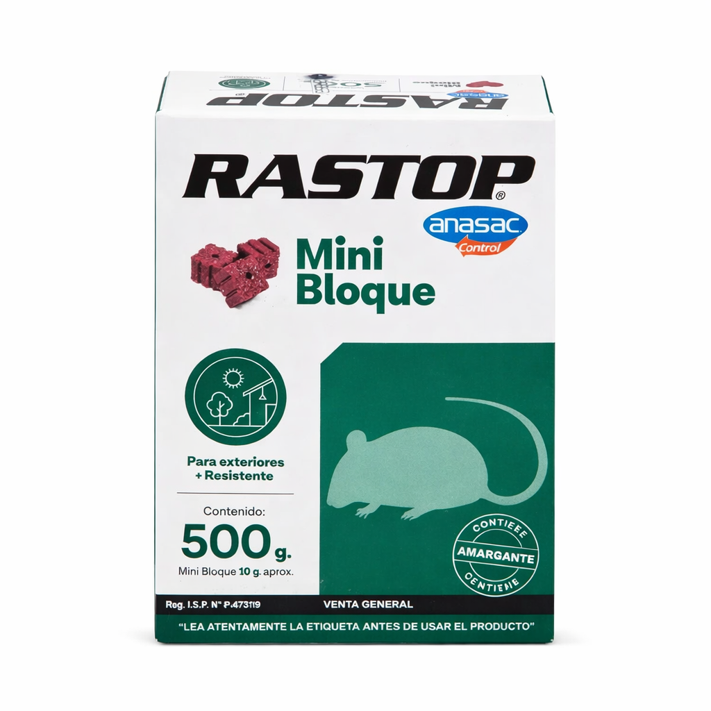 Veneno ratones Rastop mini bloque
