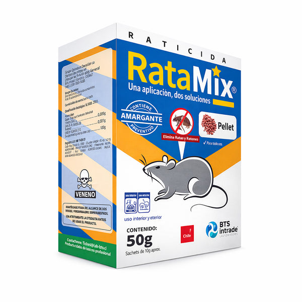 Veneno ratones Ratamix pellet 50 G.