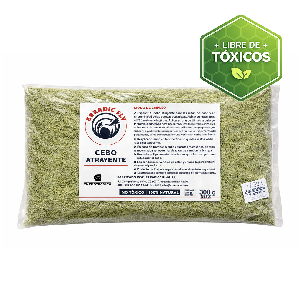 Recarga cebo para trampa Erradic Fly 300 G – Copargo Control