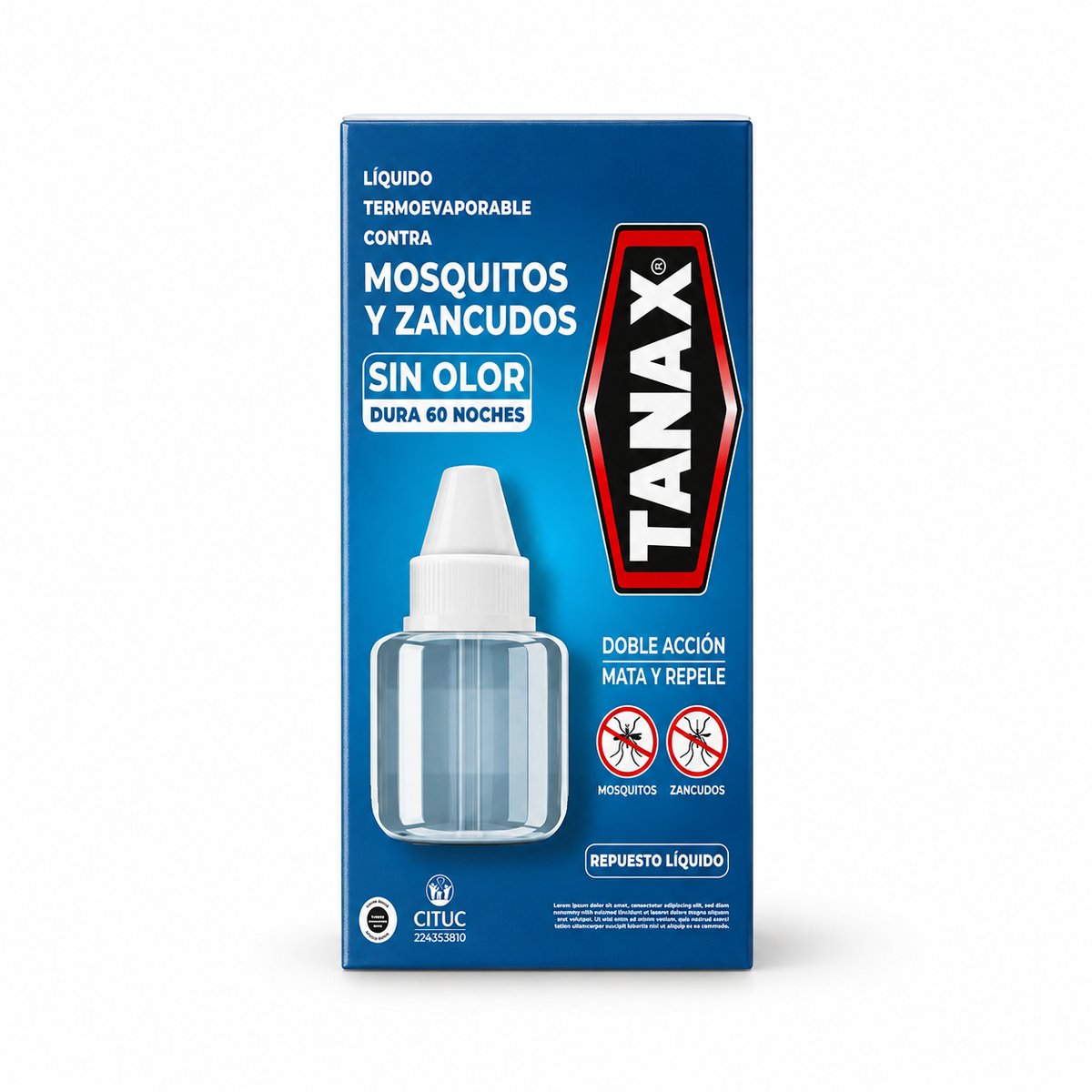 Recarga líquido para insecticida eléctrico