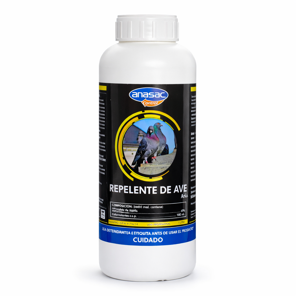 Repelente de aves líquido Aries 40% 1 L.