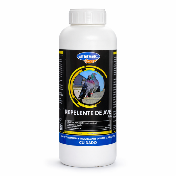 Repelente líquido de aves Aries 40% 1 L.