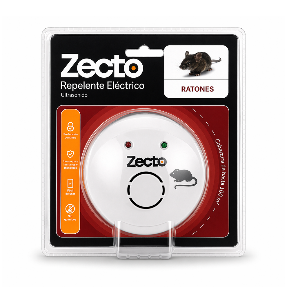 Repelente de roedores eléctrico Zecto