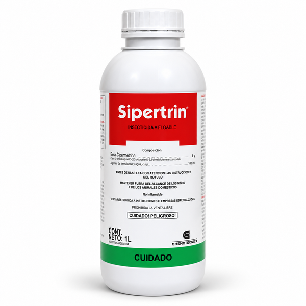 Insecticida líquido Sipertrin 1 L.