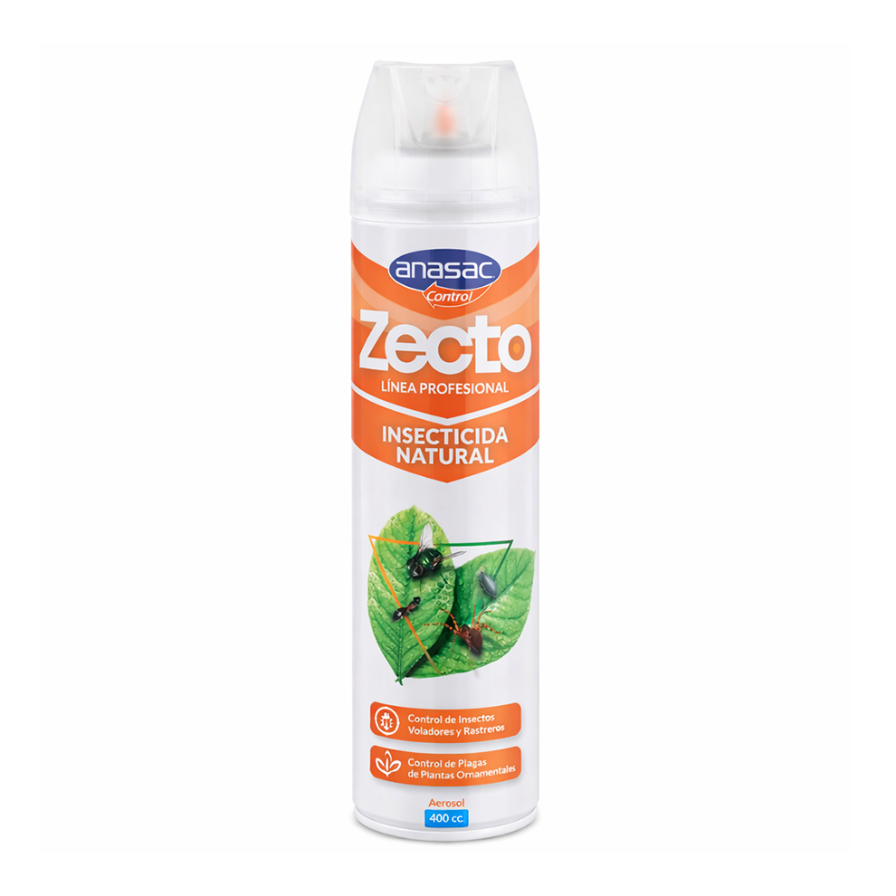 Insecticida natural Zecto aerosol 400 CC.