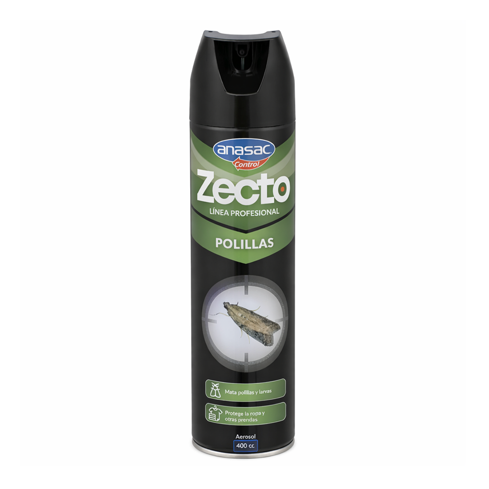Insecticida Zecto Polillas aerosol 400 CC.