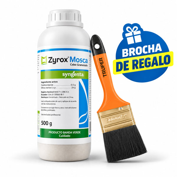 Insecticida cebo para mosca Zyrox 500 G.