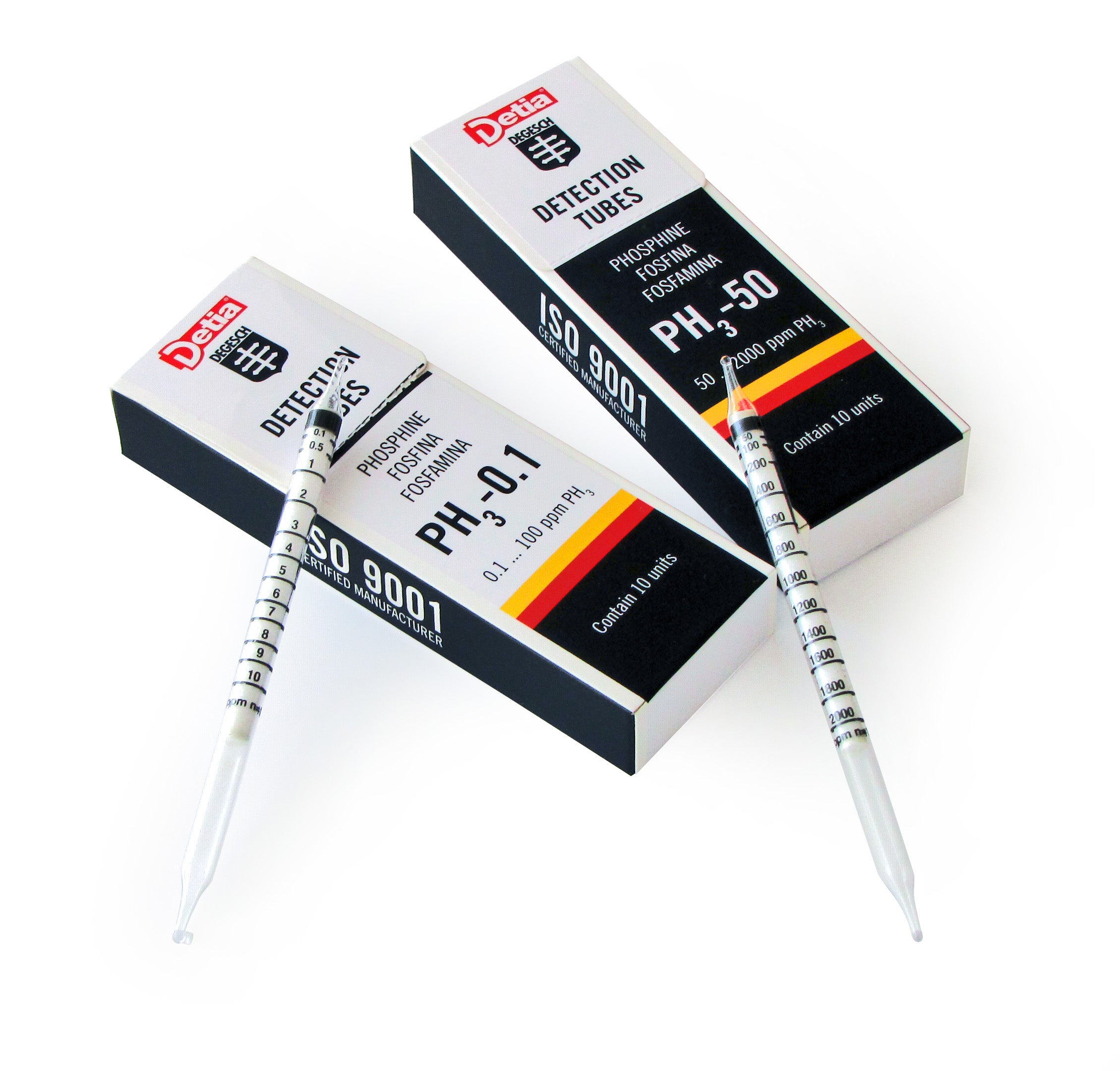 Tubo colorimétrico FS-300 10 uni.