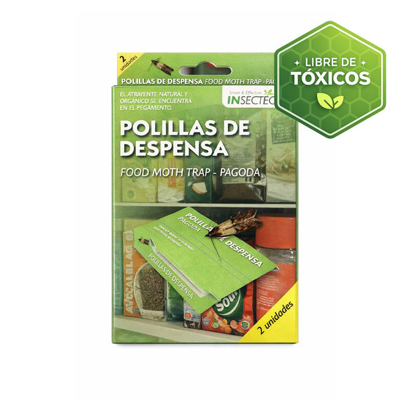Trampa pegajosa para polilla de despensa 2 uni.